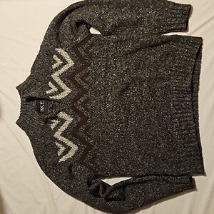 Quarter Zip Grey Sweater